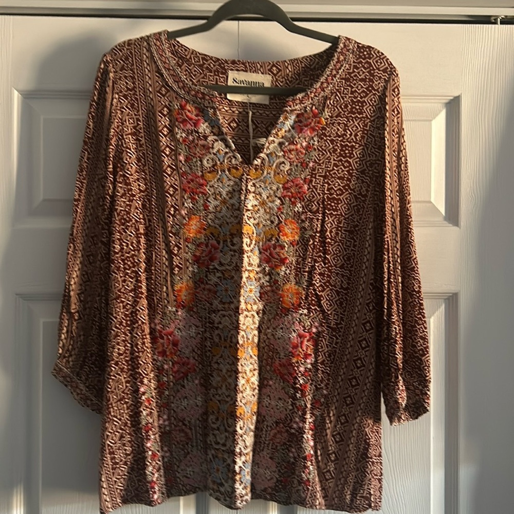 Embroidered top!